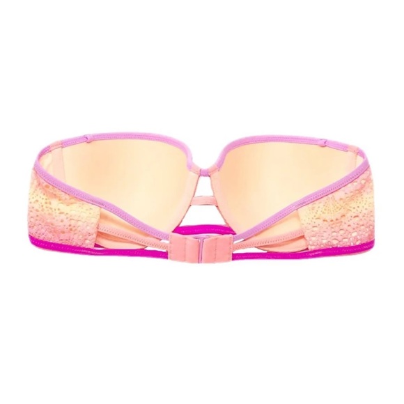 ⚡️NWT Victoria’s Secret Strappy Push Up Ombré Lace Bikini Top 36B - Picture 3 of 9